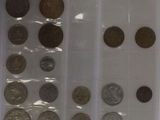 a lot of coins that are in a plastic bag