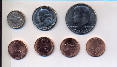 ETATS-UNIS. Mercury Dime (KM #113, )942 ; 1/4 Dollar (KM 320…