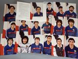 a lot of pictures of young men in soccer uniforms