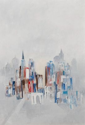 LADISLAS KARDOS (1909-2007), « Vancouver », 1966, Huile sur …