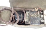 a bag that has a bunch of electronics inside of it