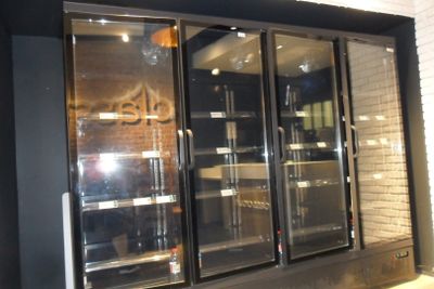 an image of a store front with glass doors