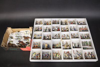 STARLUX - DEL PRADO Réunion de 93 soldats de plomb de l'armé…