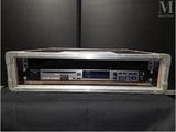 an image of a stereo system sitting on top of a black table
