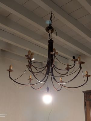 Lustre 12 lumières - Diam. 100 H.