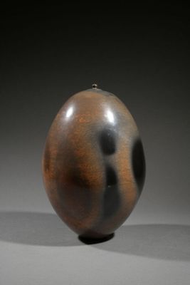 Pierre BAYLE (1945-2004) Vase couvert de forme ovoïde en ter…