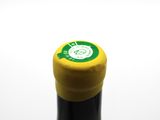 a close up of a bottle of wine with a label on it