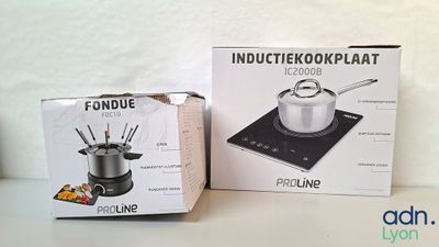 Lot d’une plaque à induction et appareil à fondue - PROLINE …
