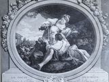 a picture of a painting on the wall of a building