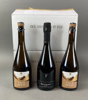 11 B Brut nature, Blard et Fils, Face Ouest 1 B Crémant de S…