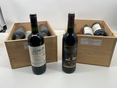 11 bouteilles 5 bts :Château Château SAINT SATURNIN 1996 et …