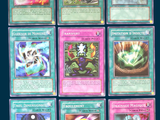 a lot of cards that are on the table