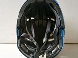a helmet that is sitting on a table