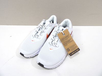 Nike Air Max pour homme, blanc / noir / orange, taille 11,5