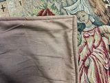 an image of a close up of a piece of fabric with a bird on it
