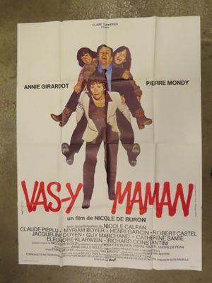 the poster for the movie vasy mamma is hanging on the wall