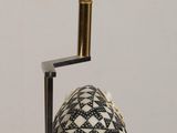 a lamp that is sitting on top of a table