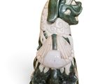 an image of a statue of a dog on a white background
