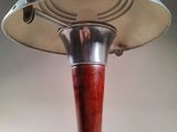 a lamp that is sitting on top of a table
