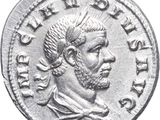 a close up of a coin with a man ' s face on it
