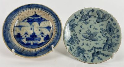 Chine assiette XIXès Diamètre : 20 cm