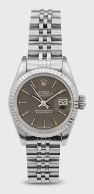 Montre Rolex Lady Datejust Oyster à cadran marron