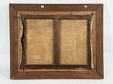 an old picture frame with a window in the middle of it