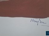 a picture of a painting of a person on a surfboard
