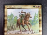 an image of a card with a picture of a knight on a horse