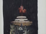 une image représentant une peinture en noir et blanc d'un vase et d'une bougie