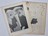 un vieux livre avec le dessin d'un homme et d'une femme