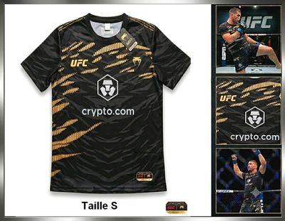 a picture of a shirt that has a picture of a fighter on it