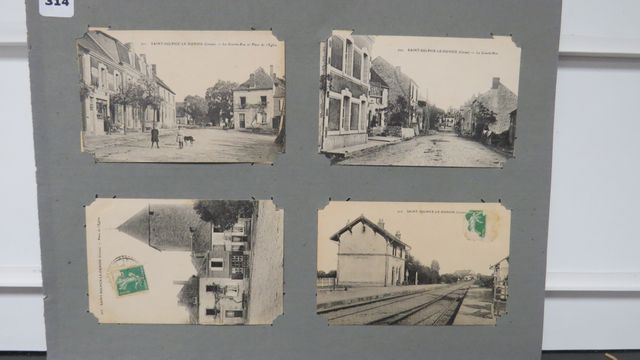 St-Sulpice-le-Dunois : Lot de 6cpa de l’éditeur HM. 1 avec un pli...