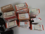 many different types of stamps on top of each other