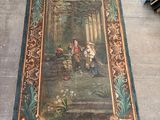 a picture of a painting on the floor of a store
