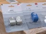 three different types of items in a package on a pallet