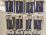 a lot of different types of scissors in the package
