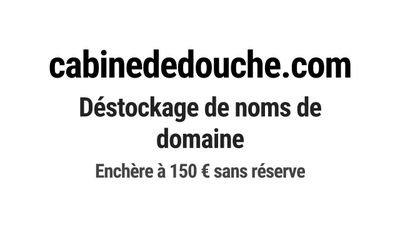 Nom de domaine cabinededouche.com.