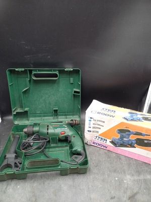 1 perceuse filaire BOSCH modèle PSB 500 RE + 1 rabot DEXTER …