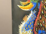 a picture of a painting on the wall of a building