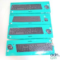 Lot de 8 Claviers Logitech - Non testé - Comme neuf - Avec b… (photo 2)
