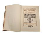 an open book with a picture of a tree on it