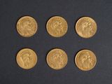 six souverains d'or des États-Unis