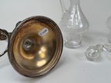 a lot of glass items that are on the table