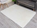 une image d'un salon avec un canapé et un tapis