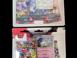 deux paquets de cartes à collectionner Pokémon dans le colis