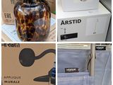 plusieurs images différentes représentant une bouteille et une boîte contenant quelques objets