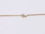 a gold chain bracelet with a clasp on a white background