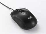 a computer mouse that is sitting on a white surface
