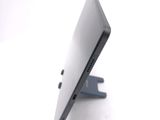 a close up of a tablet computer on a stand
